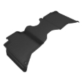 Picture of 3D MAXpider 19-24 Dodge RAM 3500 Crew Cab Kagu 2nd Row Bench Seats Floormat - Black