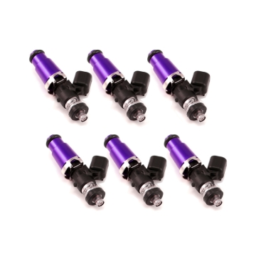 Picture of Injector Dynamics ID1050X Injectors 14mm (Purple) Adaptor Tops Denso Lower (Set of 6)