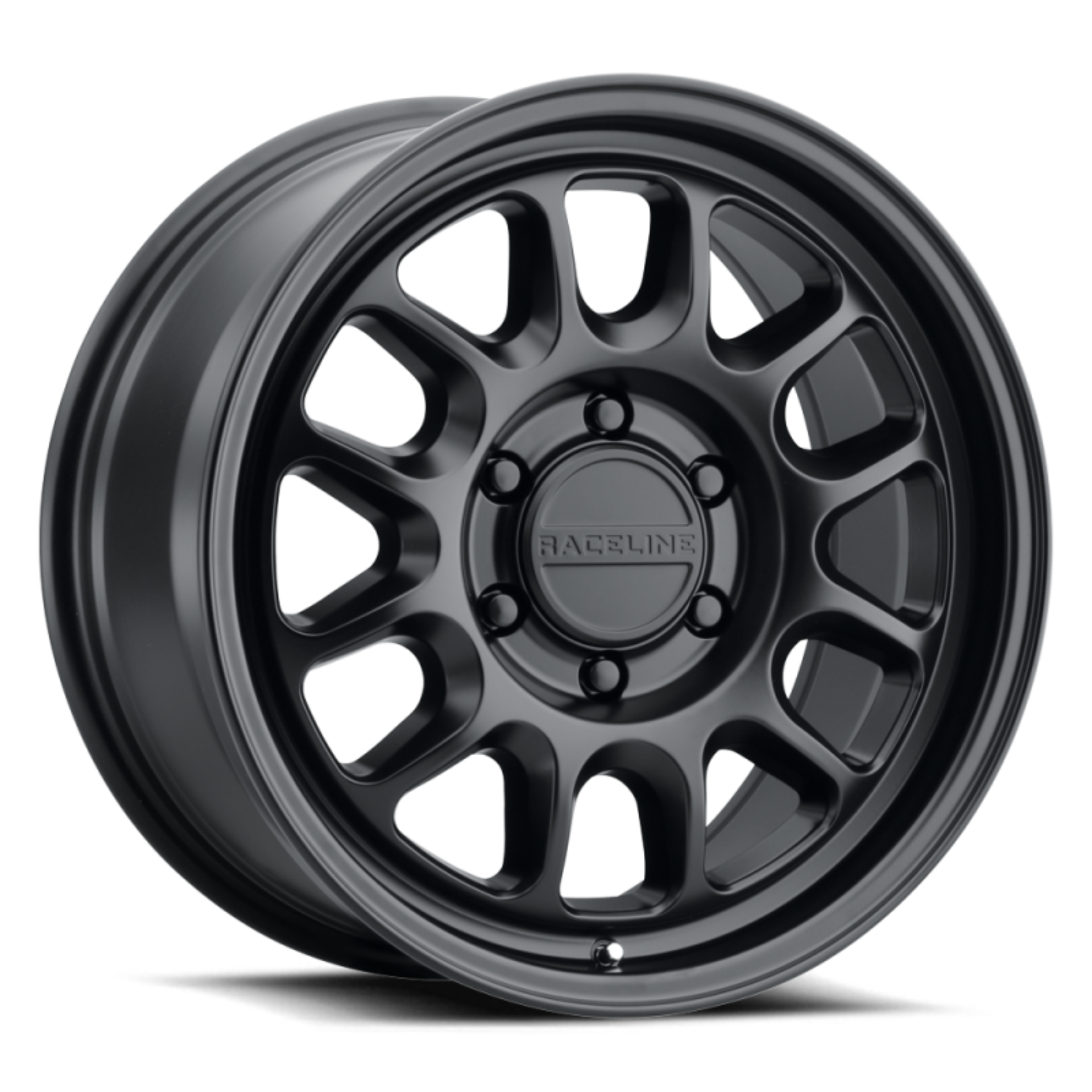 Picture of Raceline 958B Rogue 17x9in / 5X139.7 BP / -12mm Offset / 106.5mm Bore - Satin Black