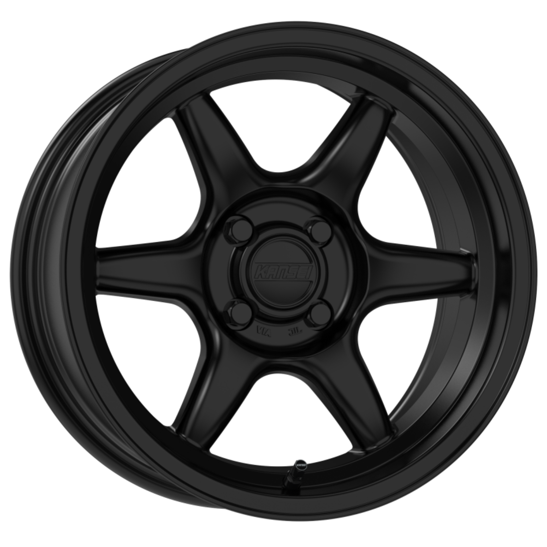 Picture of Kansei K11B Tandem 15x8in / 4X100 BP / 25mm Offset / 73.1mm Bore - Satin Black