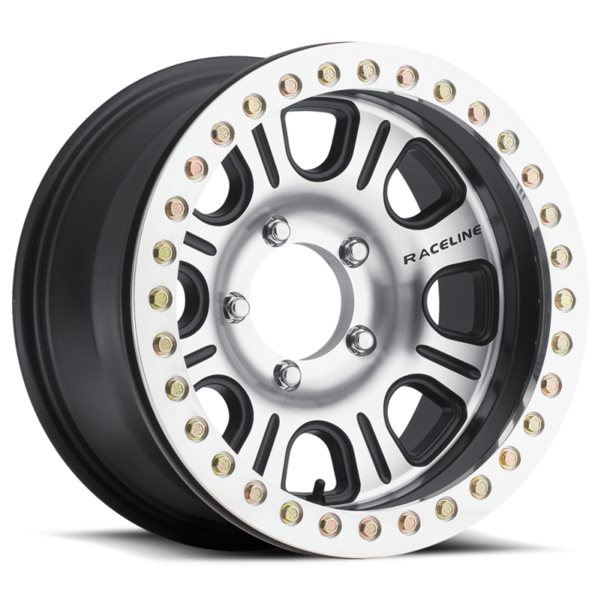 Picture of Raceline RT232 Monster BMF 17x8.5in / 6X6.5DBP BP /12mm Offset / 107.95mm Bore - Satin Blk Machined