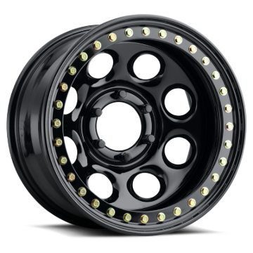 Picture of Raceline RT81 Rock 8 15x10in / N/Amm Offset / 4.25mm Bore - Gloss Black