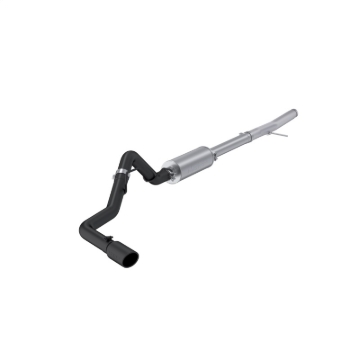 Picture of MBRP 2024 Ford Ranger Black-Coated Alum. Steel Single Side Outlet 3in Cat Back Exhaust