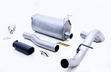 Picture of Gibson 16-25 Ford Class A Motorhome/F53 Chassis 6.8L V10 RV Power Cat-Back Exhaust (Black Tip)