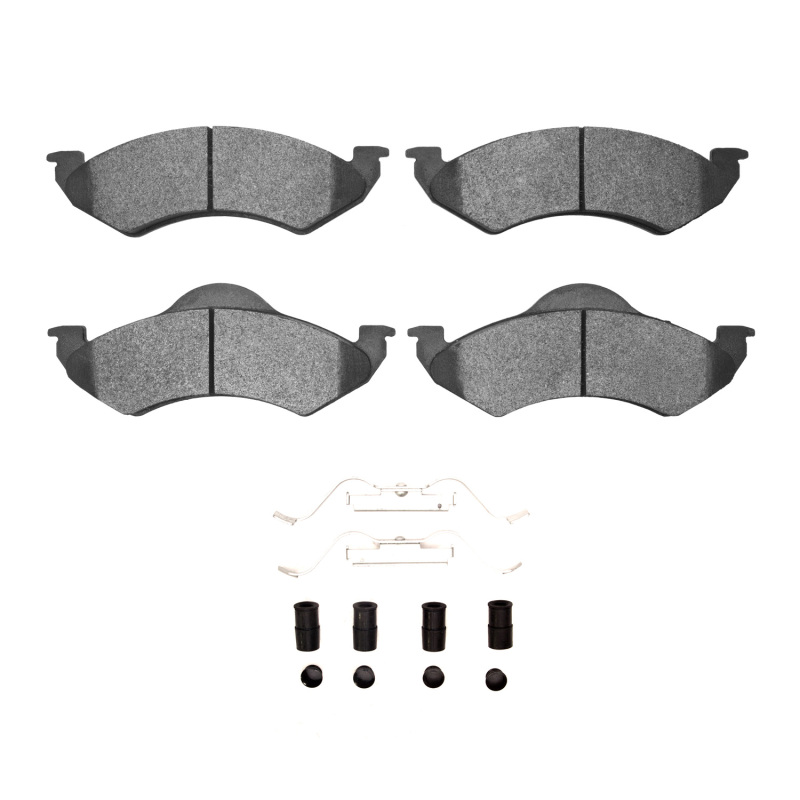 Picture of R1 2000-2002 Dodge Dakota RWD Front R1 Super Duty Pads & Hardware Kit