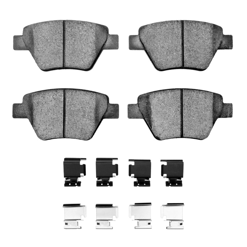 Picture of R1 2005-2016 Audi A3 Quattro Rear R1 Ceramic Pads & Hardware Kit