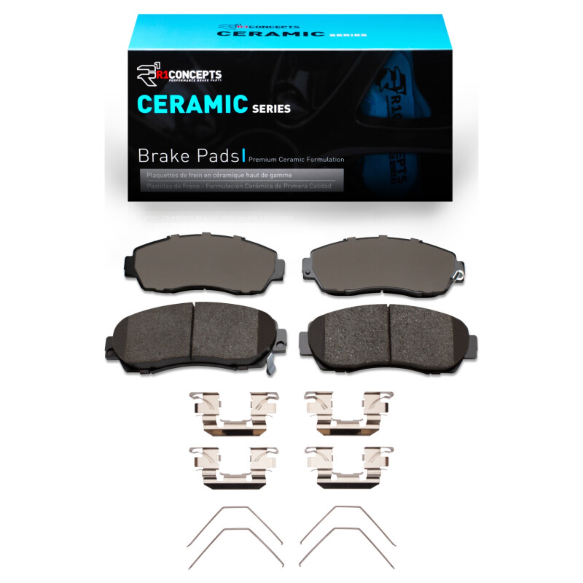 Picture of R1 2005-2025 Acura TLX Front R1 Ceramic Pads & Hardware Kit
