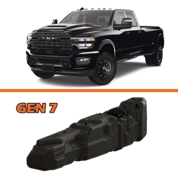 Picture of Titan Fuel Tanks 25-26 RAM 2500/3500 Cummins Crew Cab Long Bed 55 Gallon XXL Mid-Ship Fuel Tank