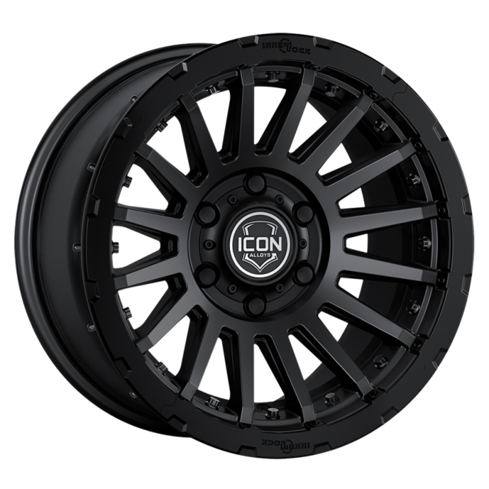 Picture of ICON Alloys Recon Pro Satin Black - 18 X 9 - 8 X 6.5- 12MM 5.5in BS