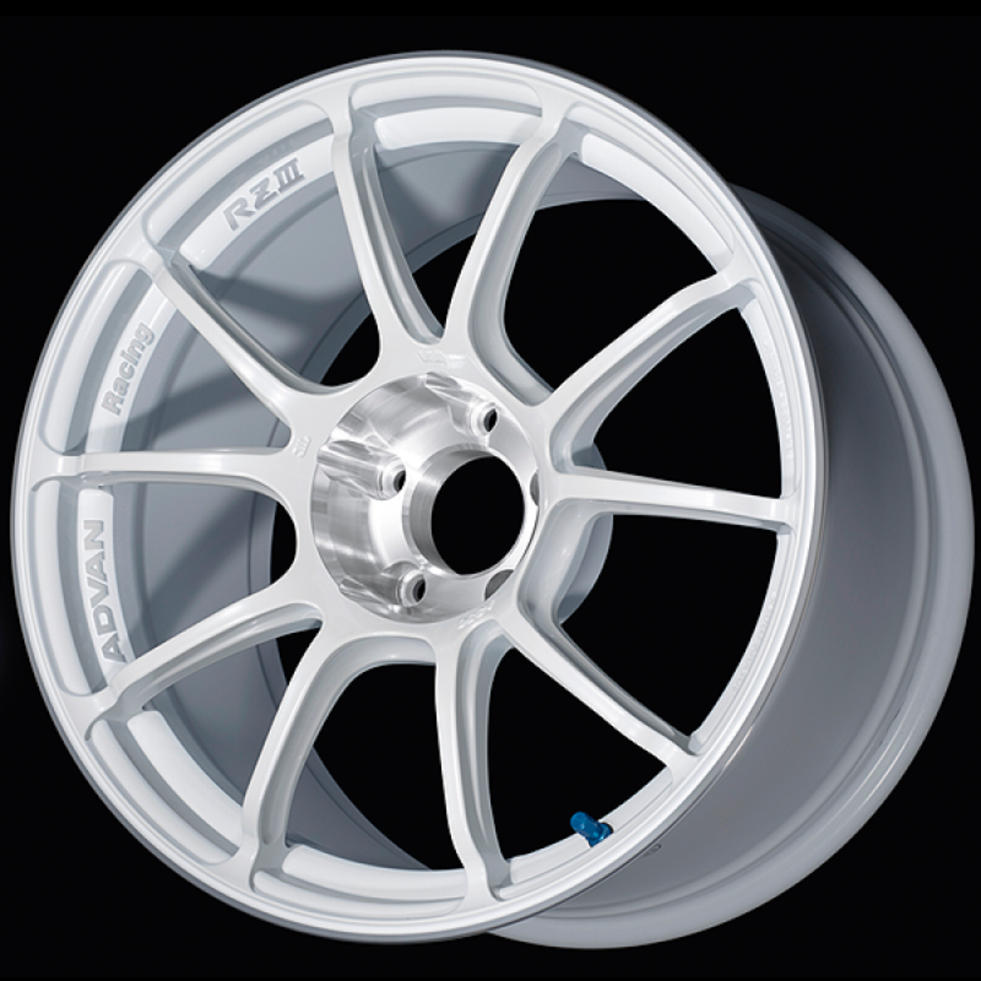 Picture of Advan RZIII 18x8.5 / +30 Offset / 5x114.3 BC / 73mm Bore / Racing White Metallic & Diamond Cut