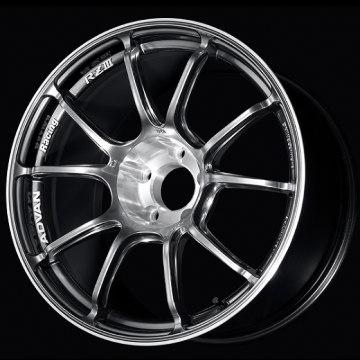 Picture of Advan RZIII 18x9.5 / +45 Offset / 5x114.3 BC / 73mm Bore / Hyper Platinum Black & Diamond Cut