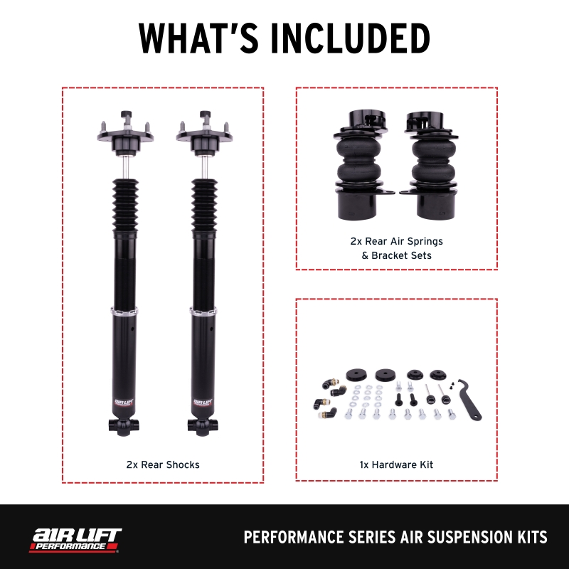 Picture of Air Lift Performance 2024 Lexus RC300/350 / 15-22 Lexus RC 350 / 13-21 Lexus GS 350 Rear Kit