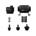 Picture of DeatschWerks DWFFR-X 70mm Billet Fuel Filter Regulator - 10 Micron with 5/16in Fittings