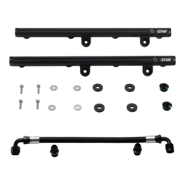Picture of DeatschWerks 05-23 Dodge and Chrysler Hemi Fuel Rails w/ Crossover