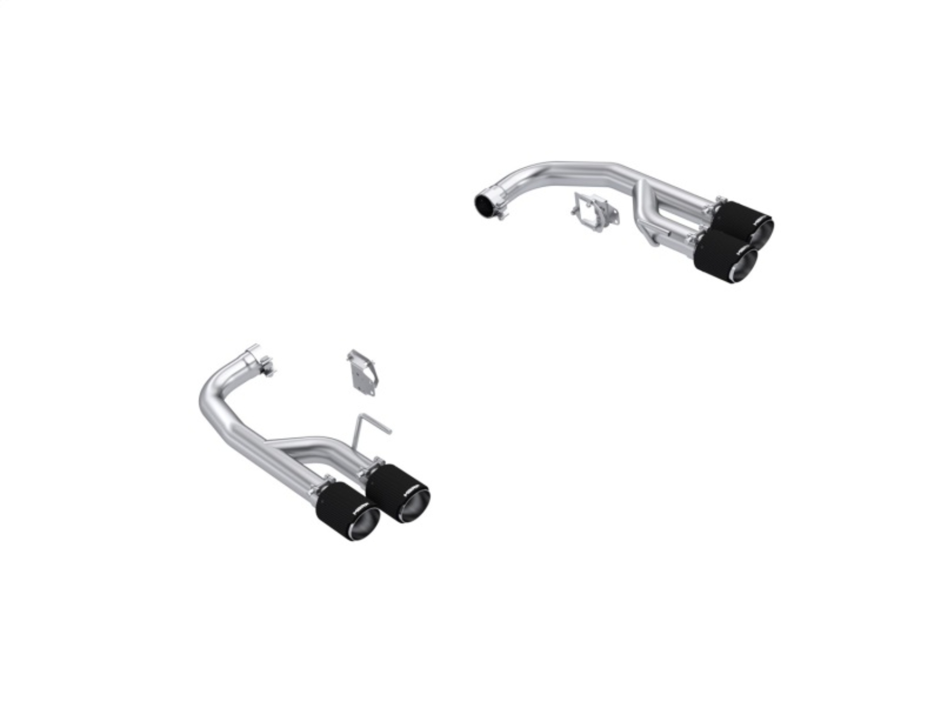 Picture of MBRP 24-25 Ford Mustang GT 5.0L T304 SS 2.5in Axle-Back Dual Rear w/ Quad Carbon Fiber Tips
