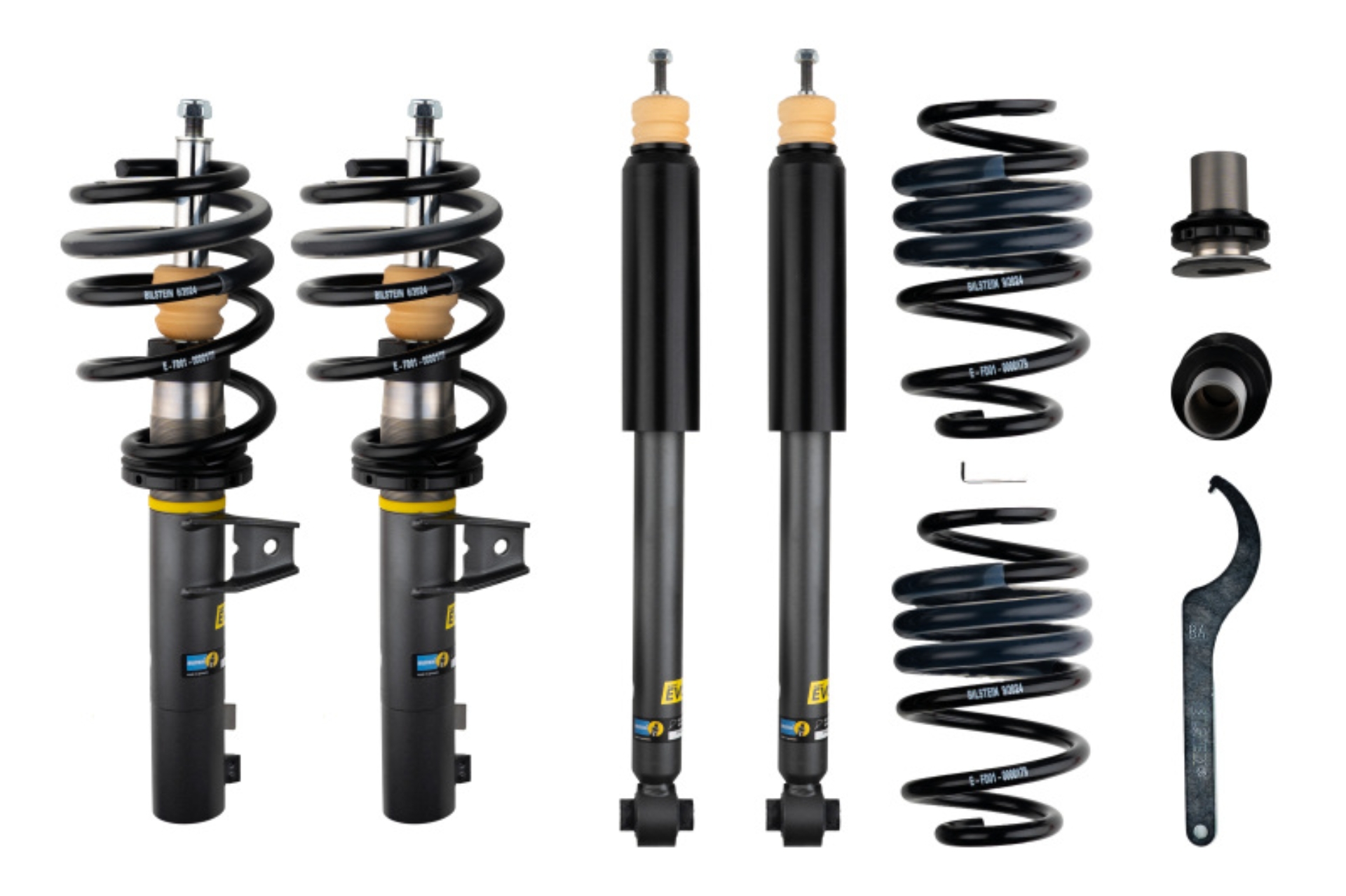 Picture of Bilstein 15-20 Audi A3 / 15-19 Volkswagen Golf R / 15-22 GTI EVO S Front & Rear Suspension Kit