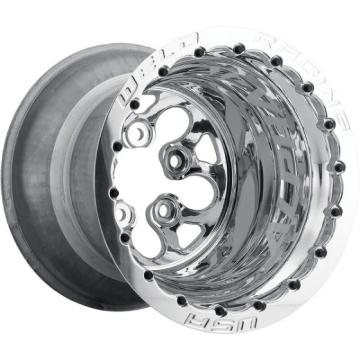Picture of Weld Alpha-1 15x13 / 5x4.75 BP /2in. BS Polished Wheel - Polished Double Beadlock MT