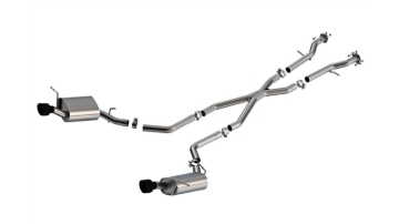Picture of Borla 11-25 Dodge Durango 3.6L V6/5.7L V8 2+4WD S-Type Catback Exhaust - 4.5in Ceramic Black Tips