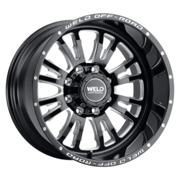 Picture of Weld Slingblade 20x9 / 8x180 BP / 0 Offset / 5 BS / 124.3 Bore Gloss Black Milled Wheel