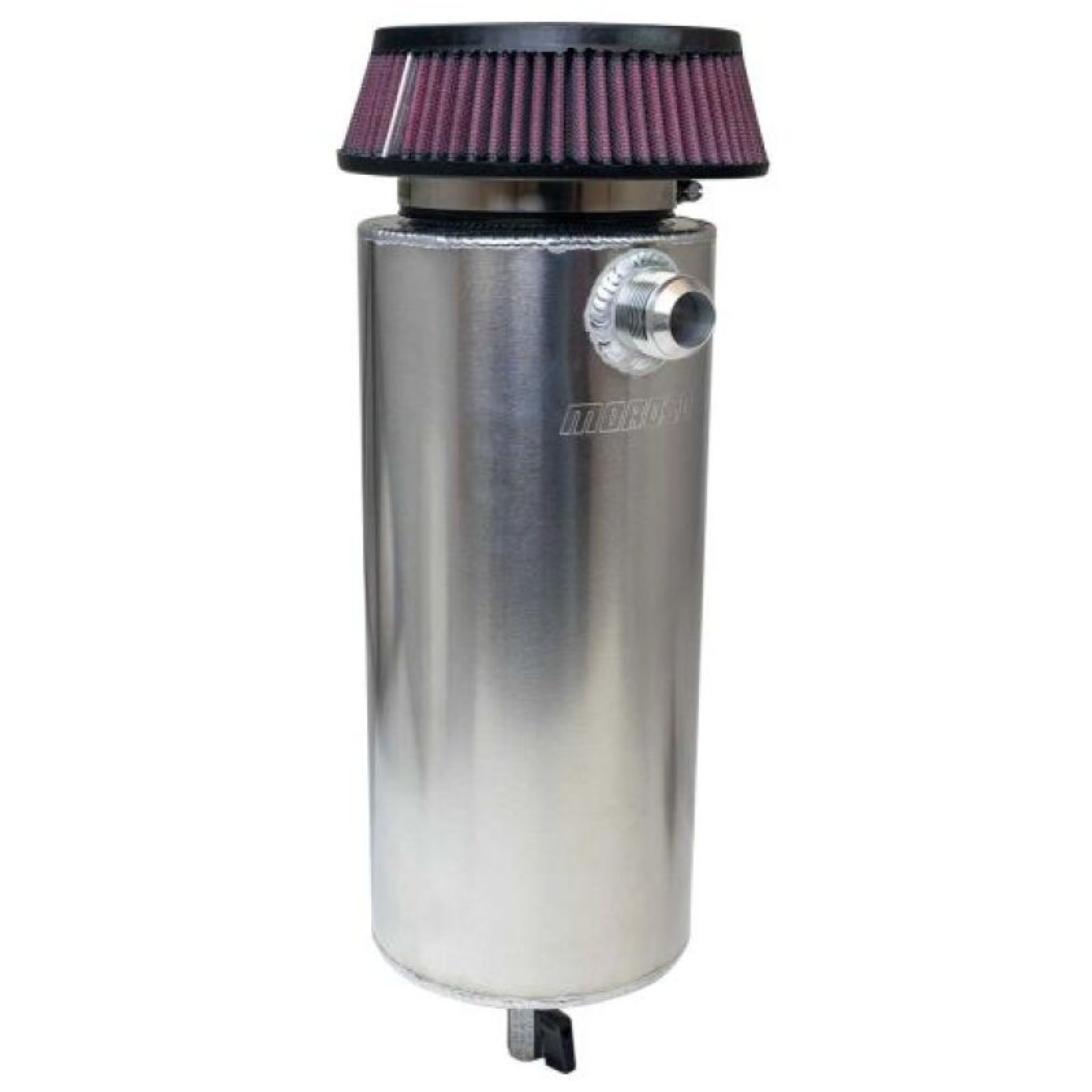 Picture of Moroso 6in Diameter Single -16AN Inlet Aluminum Breather Tank Catch Can