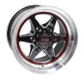 Picture of Race Star 93 Truck Star 15x10 / 6x5.50 BC / 6.63 BS / 28 Offset / 78.10 Bore / Black/Machined Wheel