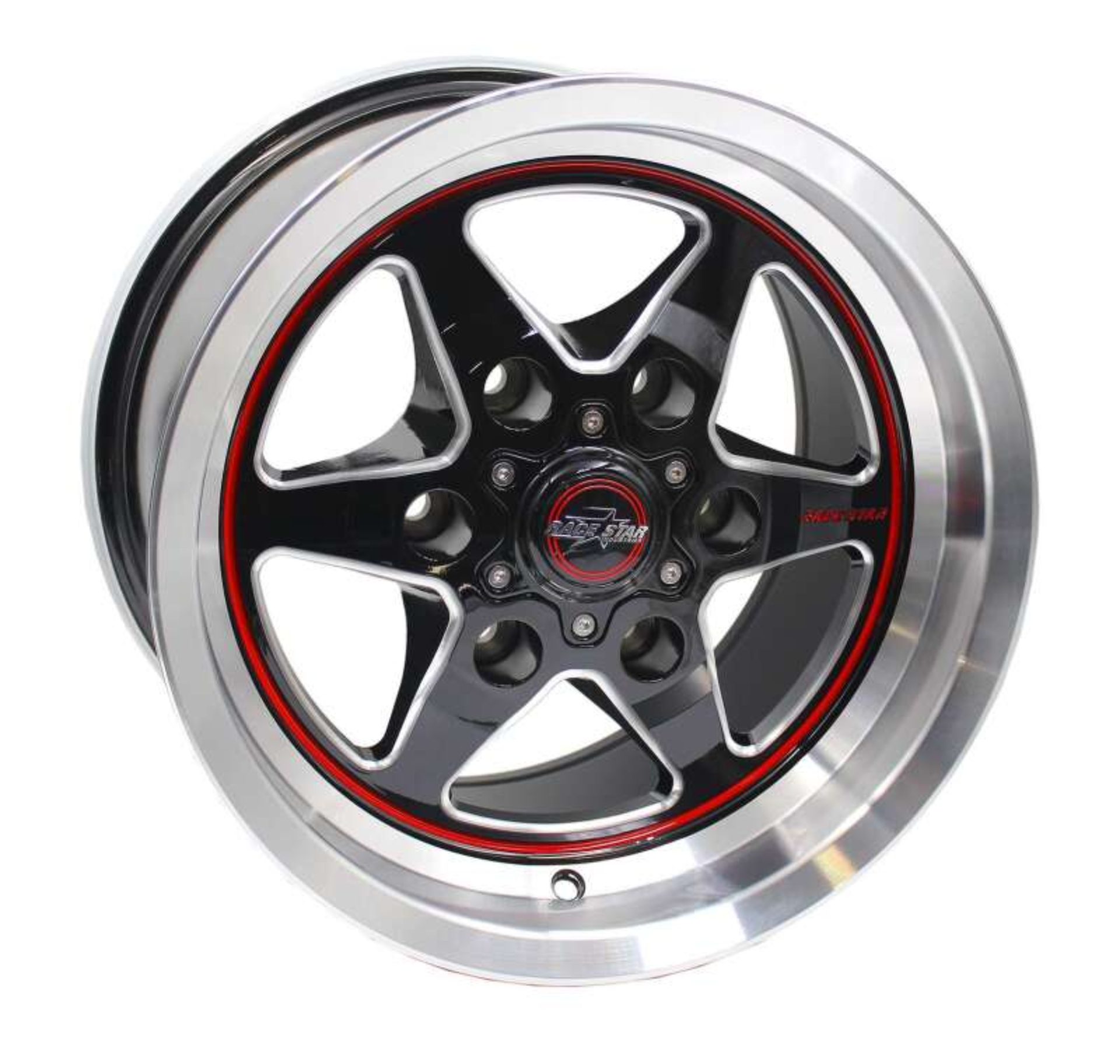 Picture of Race Star 93 Truck Star 15x10 / 6x5.50 BC / 6.63 BS / 28 Offset / 78.10 Bore / Black/Machined Wheel