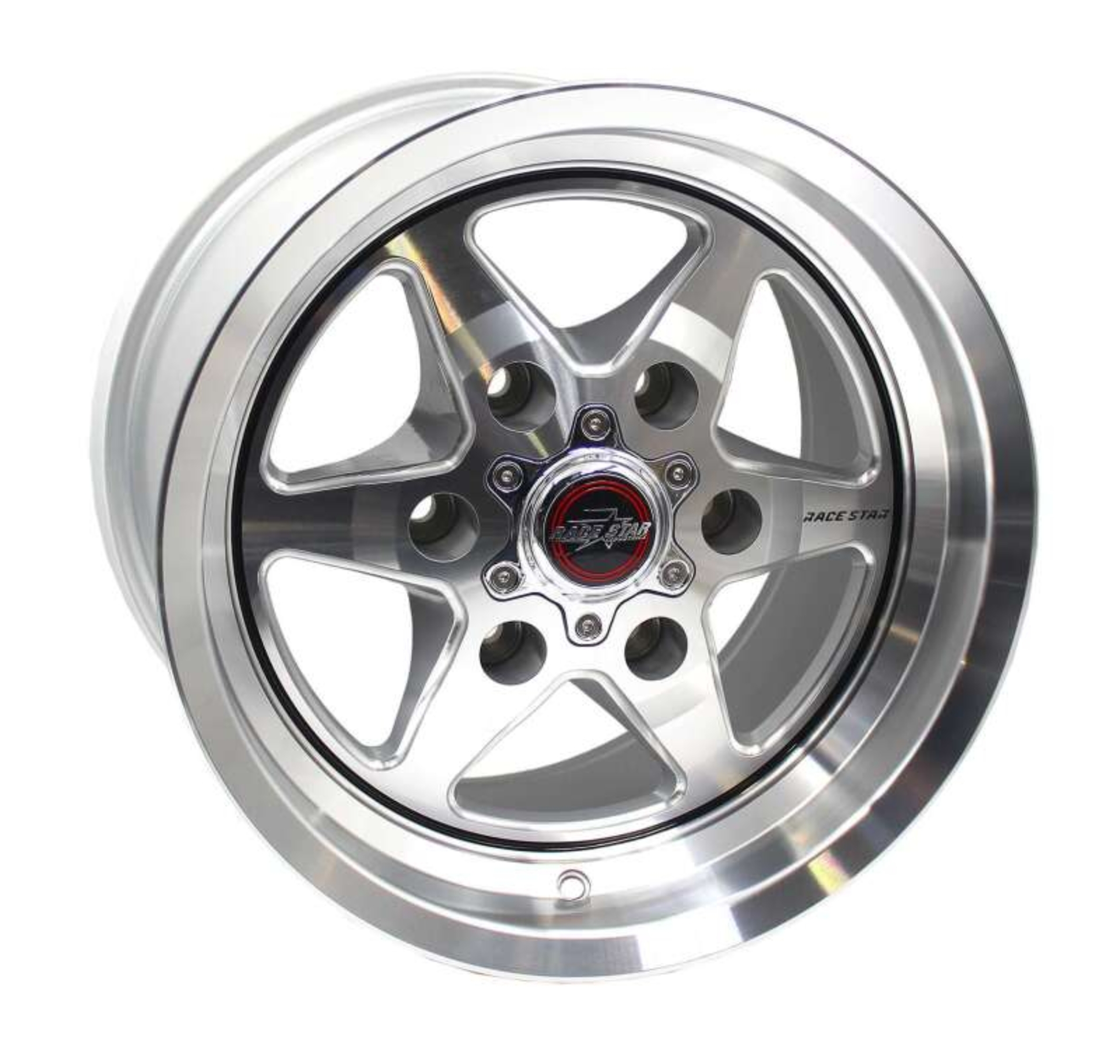 Picture of Race Star 93 Truck Star 15x10 / 6x5.50 BC / 6.63 BS / 28 Offset / 78.10 Bore / Silver/Machined Wheel