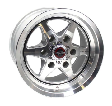 Picture of Race Star 93 Truck Star 15x10 / 6x5.50 BC / 6.63 BS / 28 Offset / 78.10 Bore / Silver/Machined Wheel