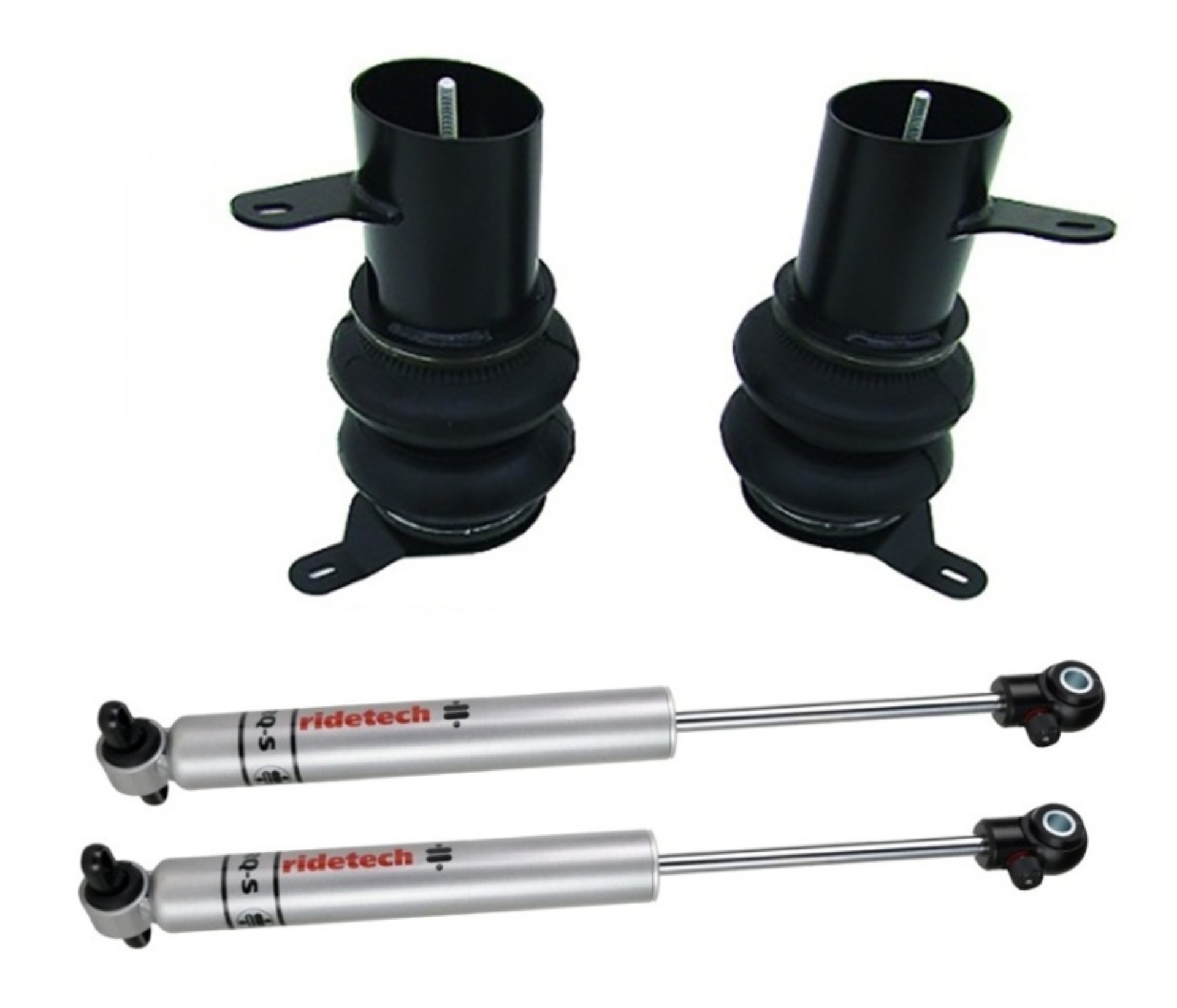 Picture of Ridetech 58-64 Impala Rear CoolRide Air Spring & RQ-S Shock Kit (For Use With Stock Arms)