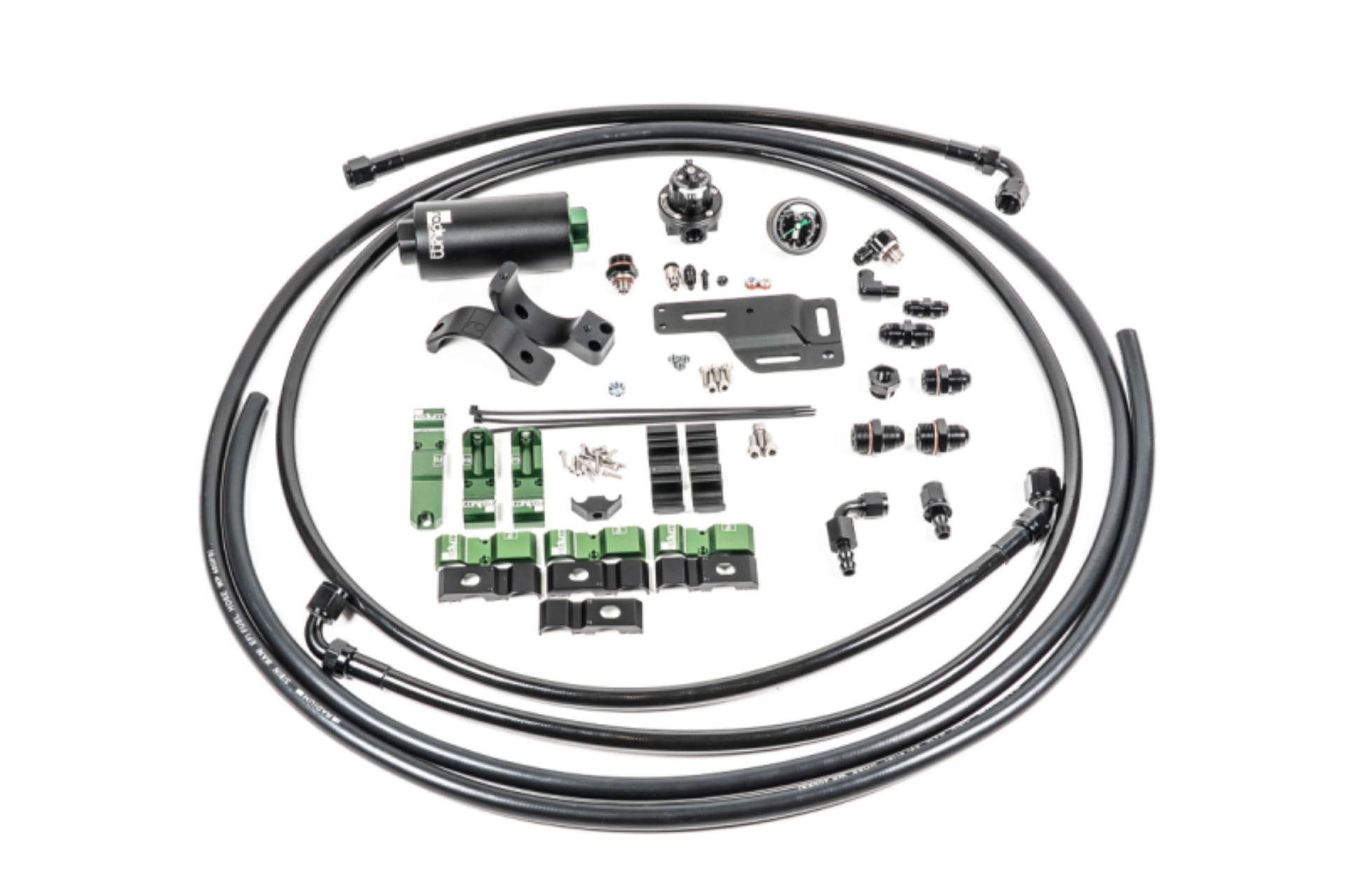 Picture of Radium Engineering Mitsubishi EVO 1-6 Fuel Hanger Plumbing Kit - Microglass Filter