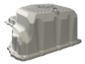 Picture of aFe GM Diesel Trucks 20-25 V8-6.6L L5P POWER Street Series Engine Oil Pan Raw w/ Machined Fins