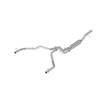 Picture of MBRP 21-25 Cadillac Escalade 6.2L (Excl V-Series) T304 2.5in Dual Split Rear 3in Cat Back Exhaust