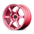 Picture of Gram Lights 57DR 18x9.5 +38 5x114.3 Sakura Pink Wheel (w/ Center Cap & No. 21 BK Air Valve)