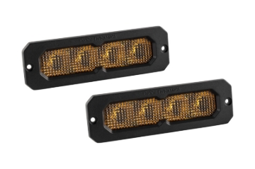 Picture of Diode Dynamics SS6 Max Yellow Flood Flush ABL (pair) 3000K
