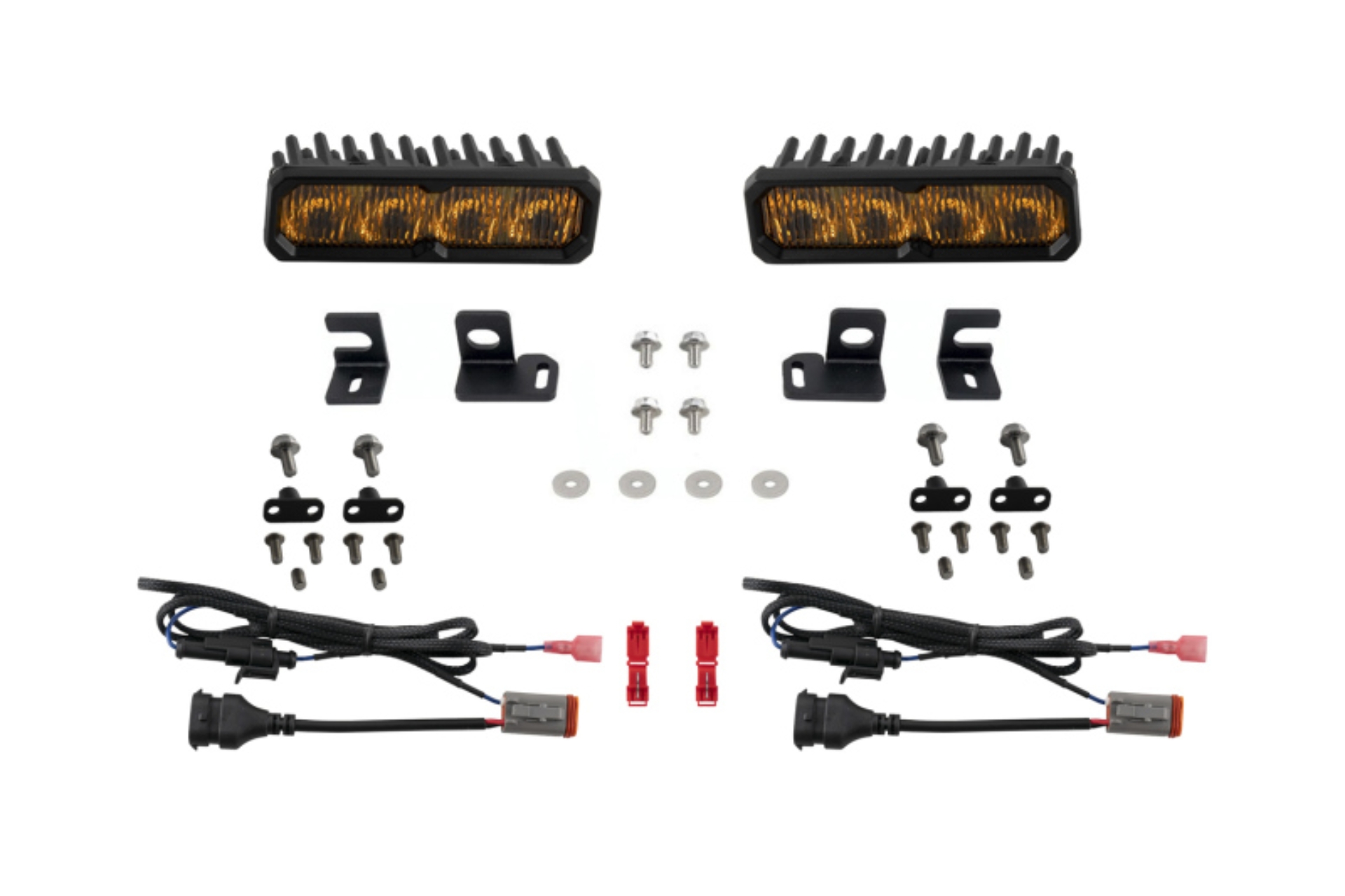Picture of Diode Dynamics 2024-2026 Toyota Tacoma/4Runner Fog SS6 Pro LED Kit Yellow 3000K