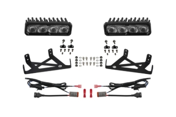 Picture of Diode Dynamics 2020-2022 Ford F-250 Super Duty F250 Fog SS6 Max LED Kit White 6000K