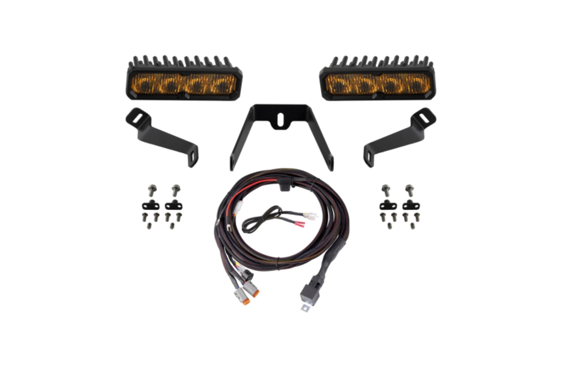 Picture of Diode Dynamics 2015-2017 Subaru WRX SS6 Pro LED Kit Yellow Fog 3000K