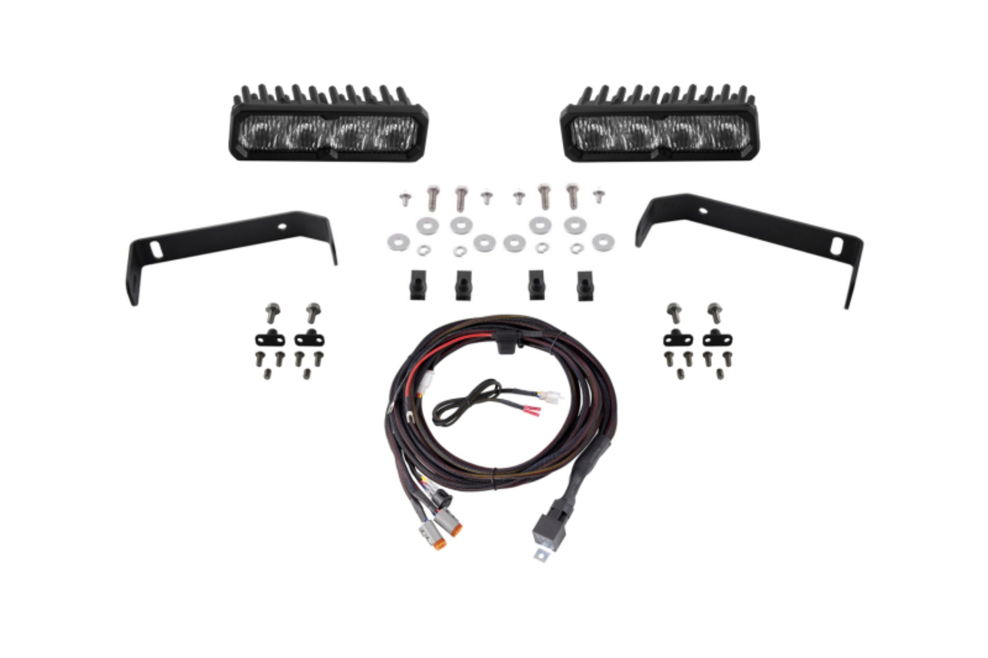 Picture of Diode Dynamics 2019-2021 Ford Ranger SS6 Pro LED Kit White Fog 6000K