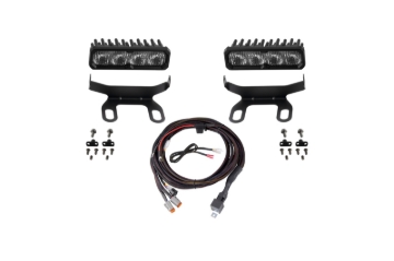 Picture of Diode Dynamics 2013-2018 Ram 1500 Ram Standard SS6 Sport LED Kit White Fog 6000K
