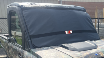 Picture of Seizmik 16-25 Honda Pioneer 1000 Windshield Protector - Black