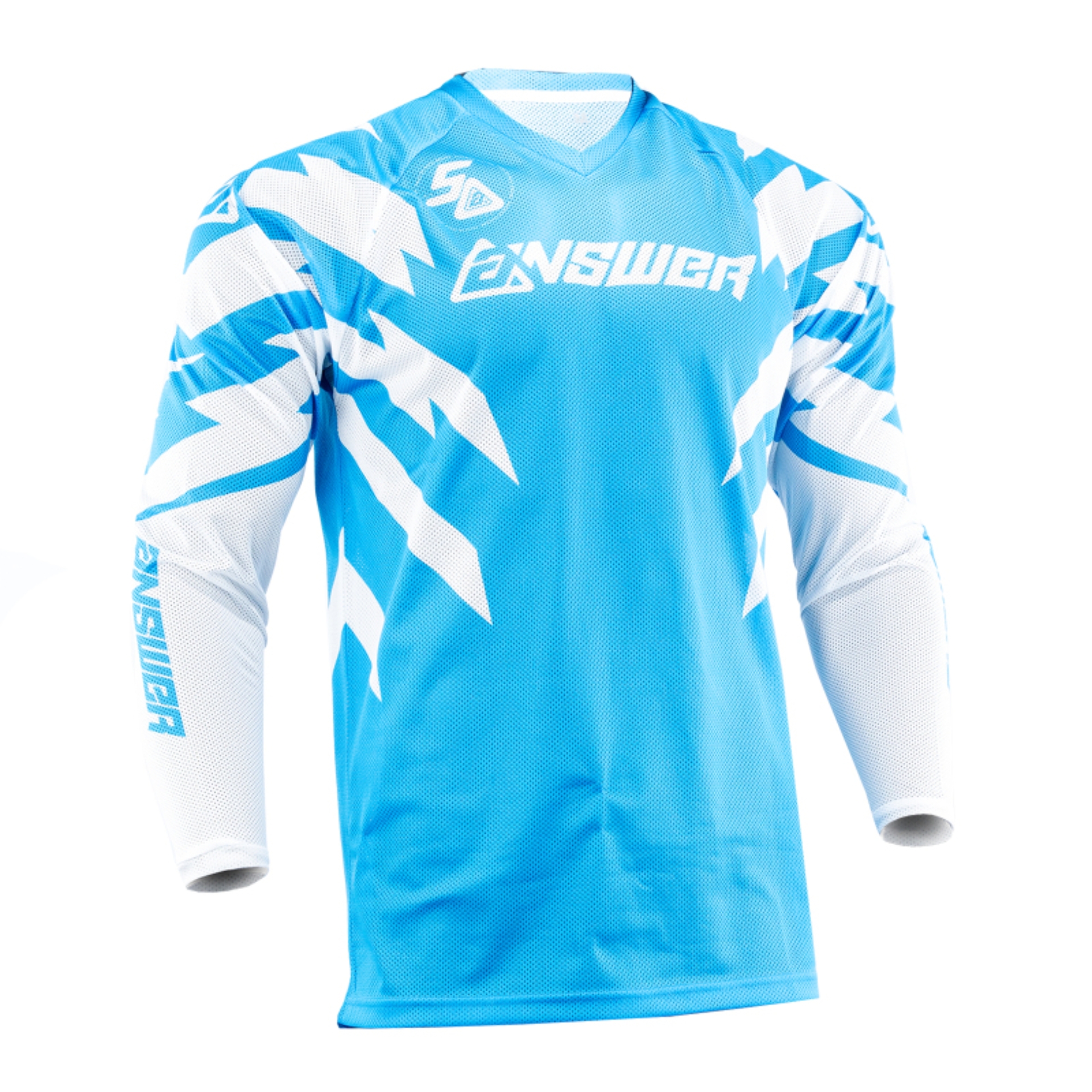 Picture of Answer 26 LE Syncron Rizz Vented Jersey Cyan/White/Black - XL