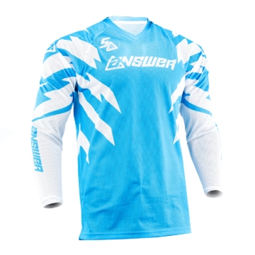 Picture of Answer 26 LE Syncron Rizz Vented Jersey Cyan/White/Black - Medium