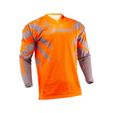 Picture of Answer 26 LE Syncron Rizz Vented Jersey Orange/Grey/White - Medium