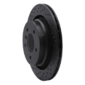 Picture of R1 95-02 BMW M3 Rear Right Drilled Black Brake Rotor