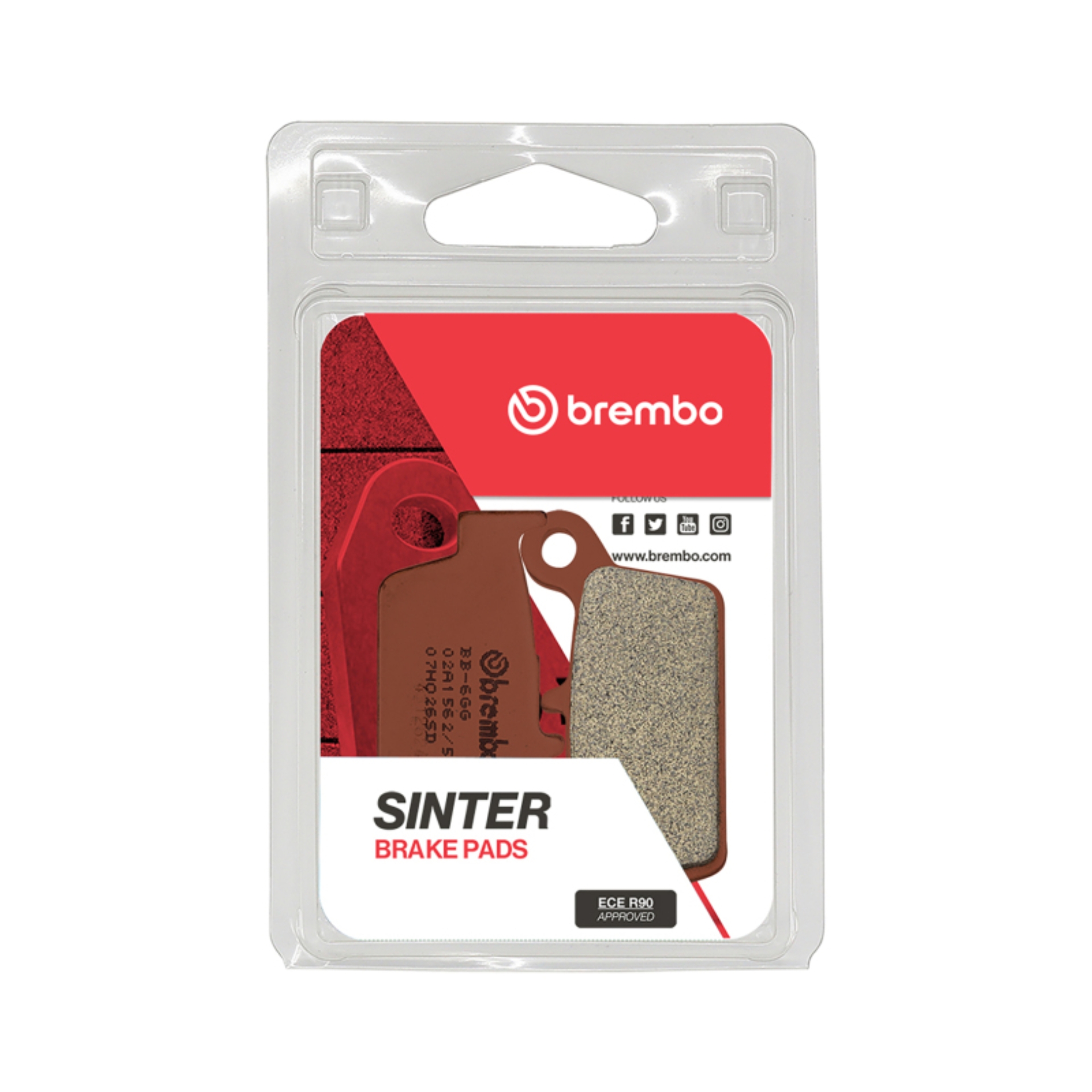 Picture of Brembo 18-20 Kawasaki KLX250/2018 KLX250 Camo Sinter SD Brake Pad - Rear Left/Right