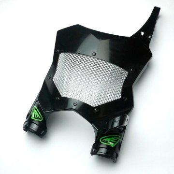 Picture of Cycra 17-25 Kawasaki KX250/F/X/ 16-25 KX450/F/X Vented Stadium Plate - Black