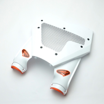 Picture of Cycra 23+ KTM SX/SXF/XC/XCF Vented Stadium Plate - White