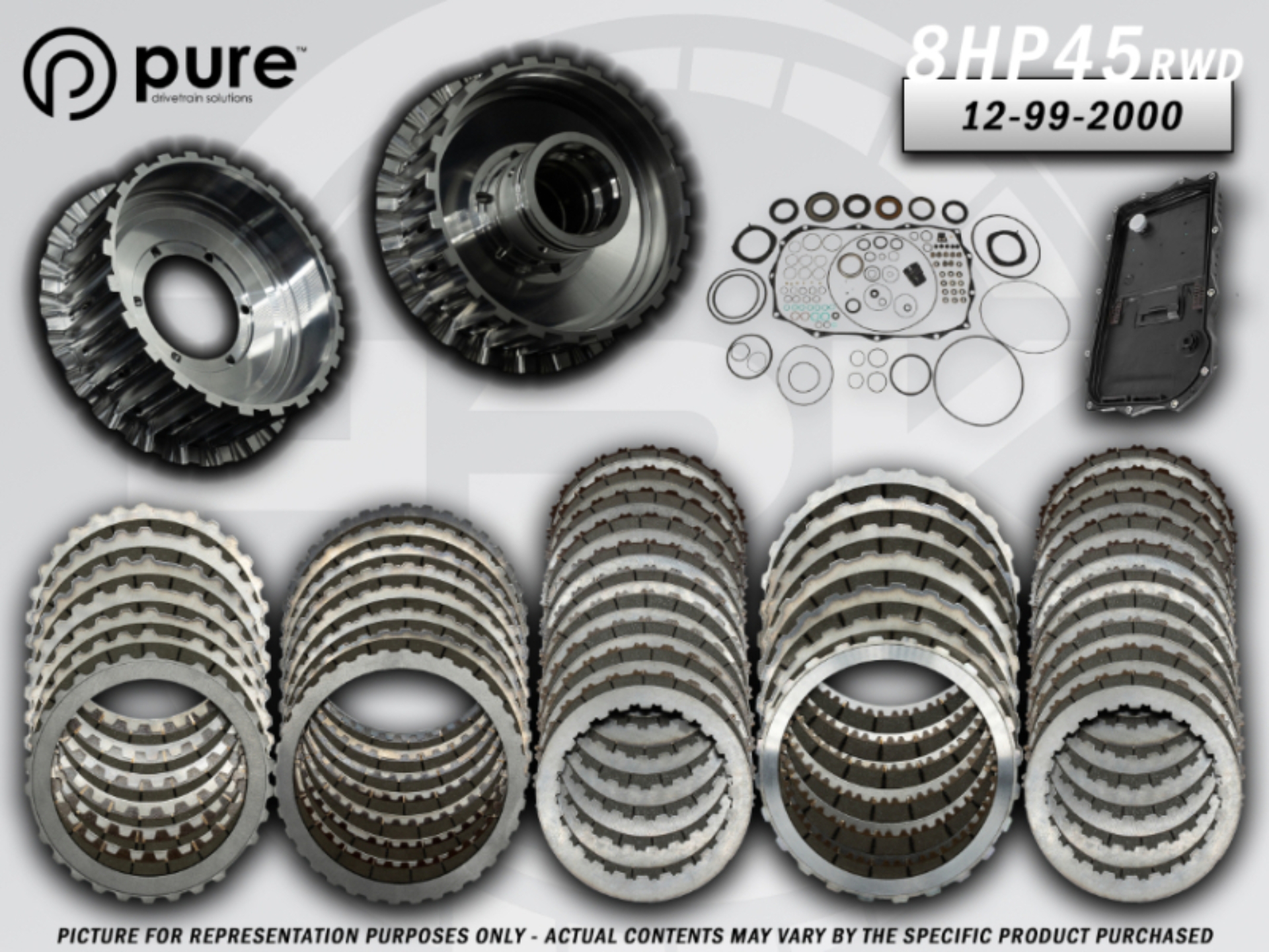 Picture of Pure Drivetrain 8HP45 High Performance Transmission Hard Parts Kit - RWD - Stage 2