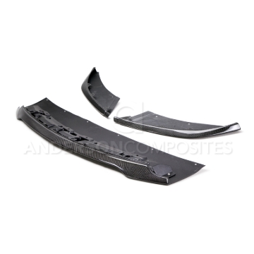 Picture of Anderson Composites 2015-2017 Ford Mustang Shelby GT350 Carbon Fiber Front Splitter (3 PC)