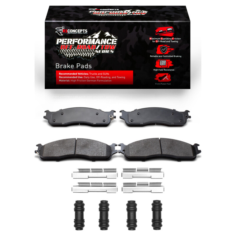 Picture of R1 03-08 Dodge Ram 4000 (Mexico) Front Performance Off-Road/Tow Brake Brake Pads & Hardware Kit